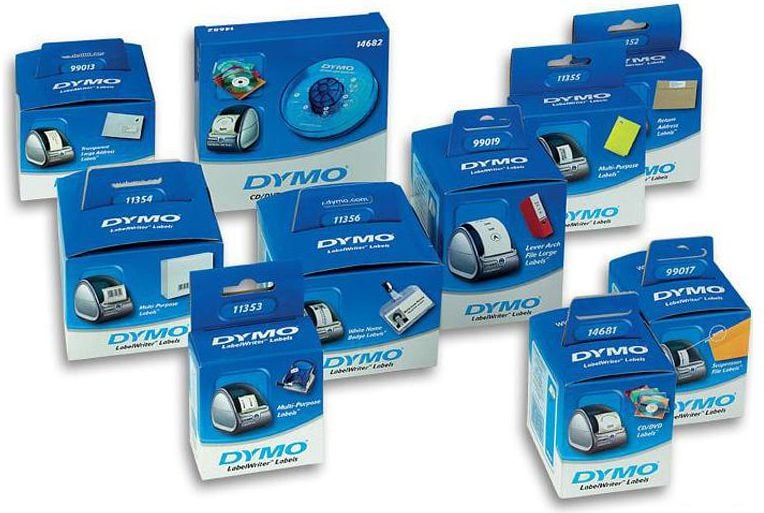 Etichete Dymo LabelWriter DY99017 50x12mm, hartie alba, dosare suspendate