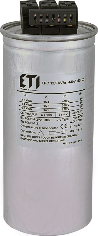 LPC condensator CP 15 kVAr 440V 50Hz (004656762)