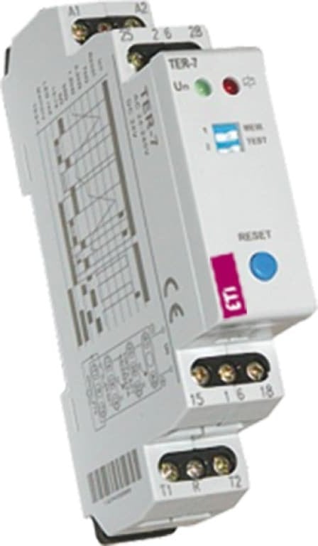 Eti-Polam Termostat analog modular 1P 8A 24-230V AC/DC IP40 TER-7 002471804