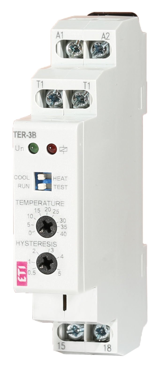 Analog Termostat 0-40 grade 1P 16A 24-230V AC / DC