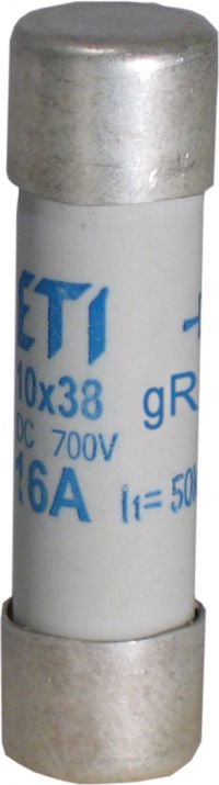 Siguranțe cilindrice PV de 10 x 38mm 10A gR 900V AC / DC CH10 (002625031)