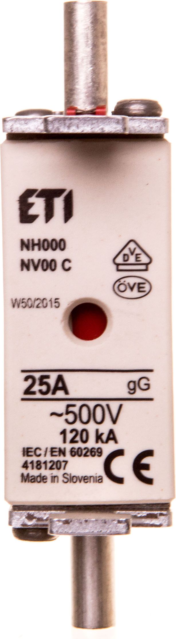 Siguranță COMBI NH00C 25A gG / gL 500V WT-00C (004181207)