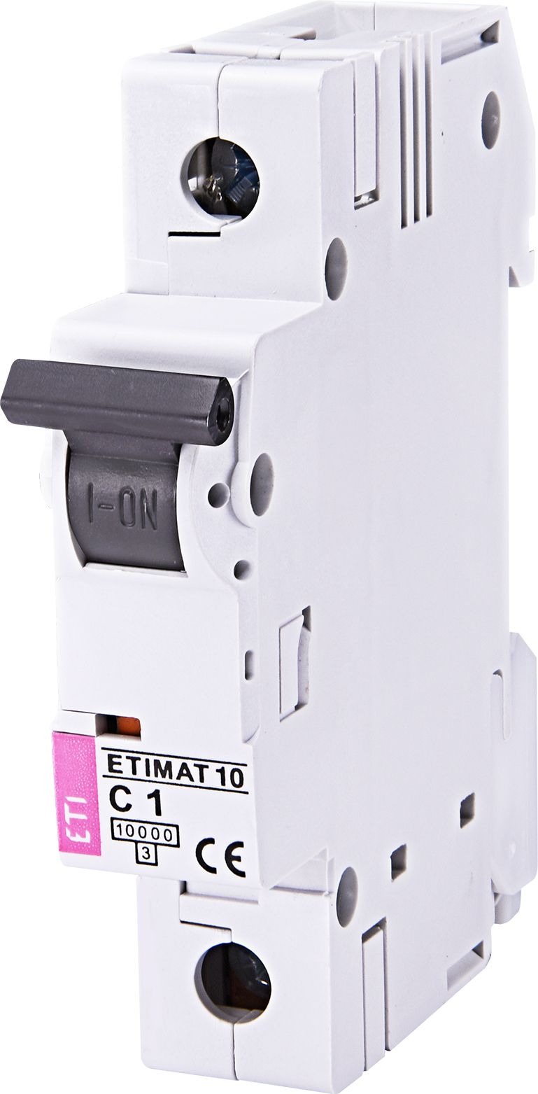 Miniatură disjunctor 1P C 1A 10kA AC ETIMAT10 (002131704)