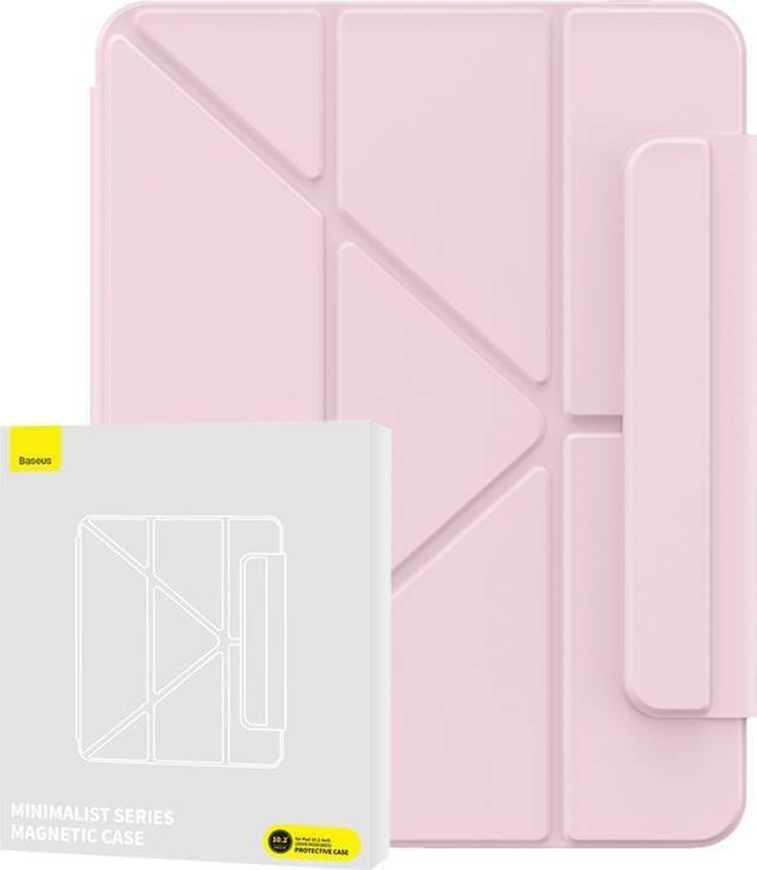 Etui na tablet Baseus Etui magnetyczne Baseus Minimalist do Pad 10.2” (2019/2020/2021) (baby pink)