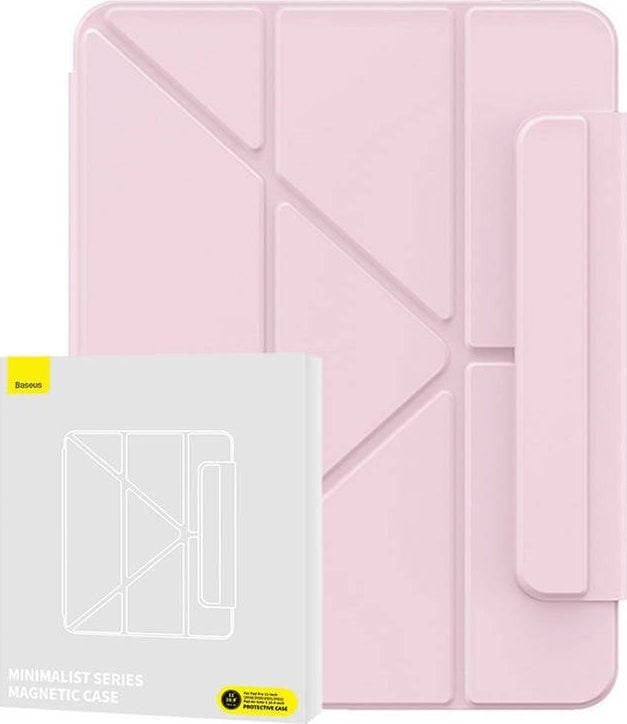 Etui na tablet Baseus Etui magnetyczne Baseus Minimalist do Pad Air4/Air5 10.9”/Pad Pro 11” (baby pink)