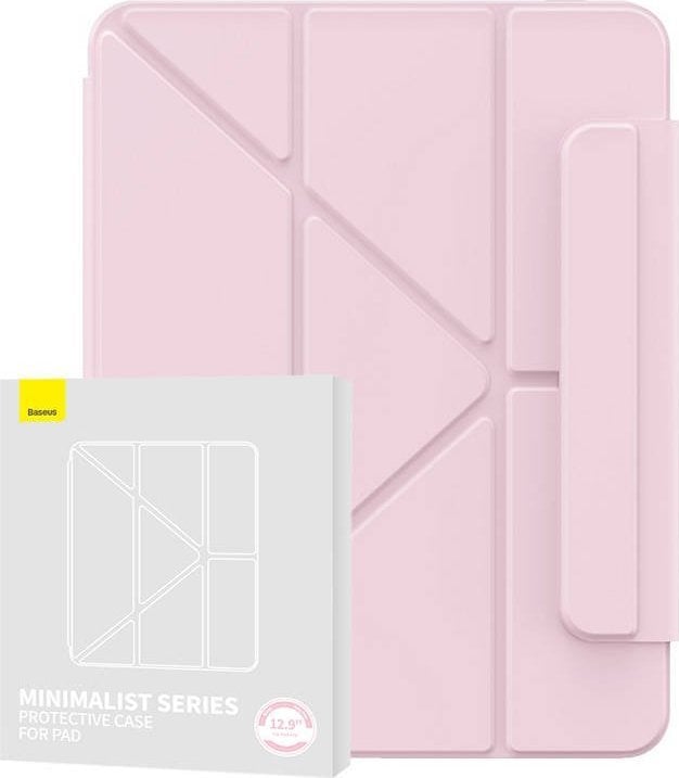 Etui na tablet Baseus Etui magnetyczne Baseus Minimalist do Pad Pro 12.9” (2018/2020/2021) (baby pink)