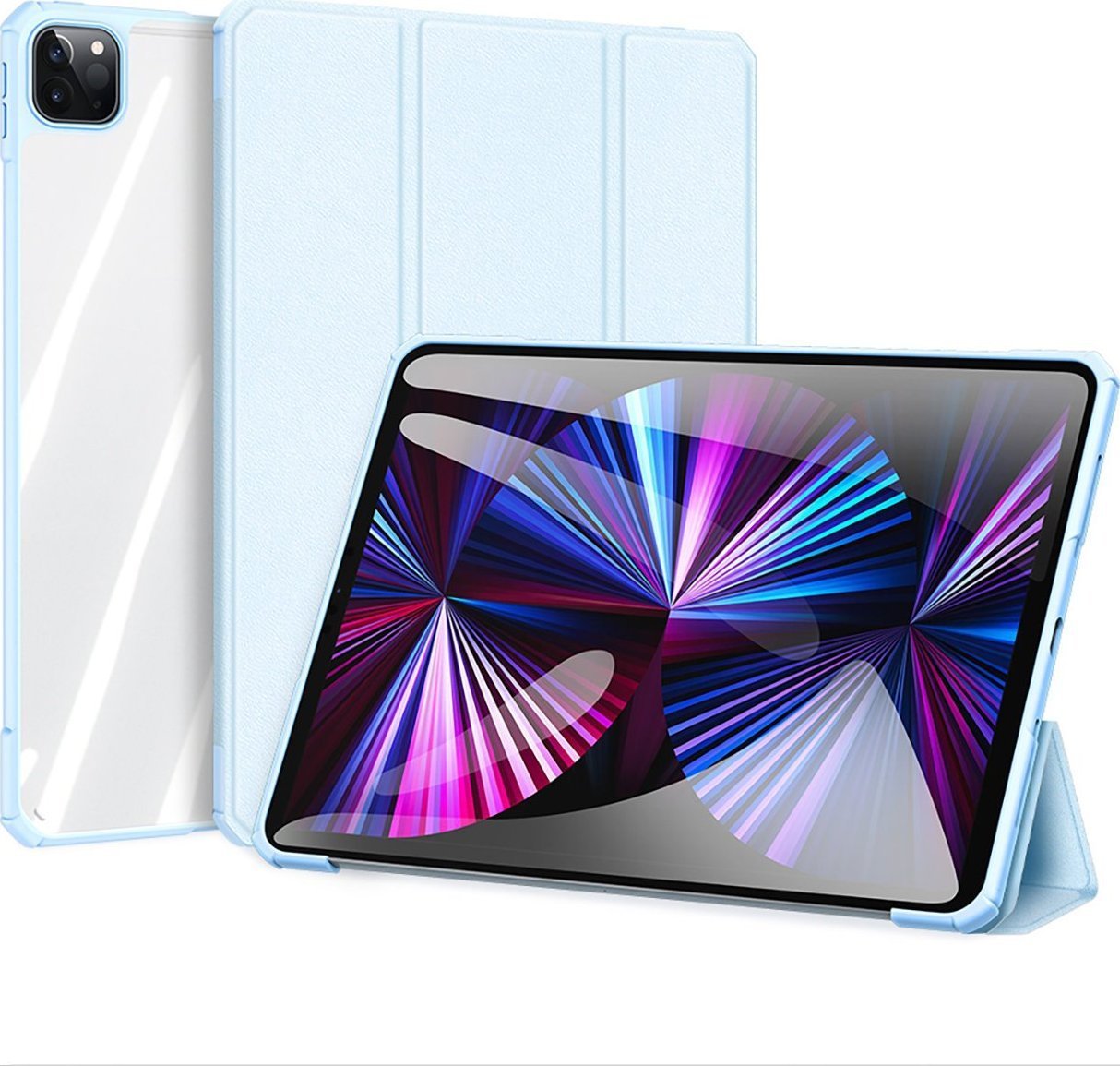Etui na tablet Dux Ducis Dux Ducis Copa etui do iPad Pro 11'' 2020 / iPad Pro 11'' 2018 / iPad Pro 11'' 2021 pokrowiec smart cover z podstawką niebieski