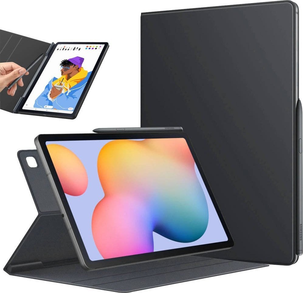 Husa tableta Strado Smart Magnetic Husa pentru Samsung Galaxy Tab S6 Lite (Negru) universala