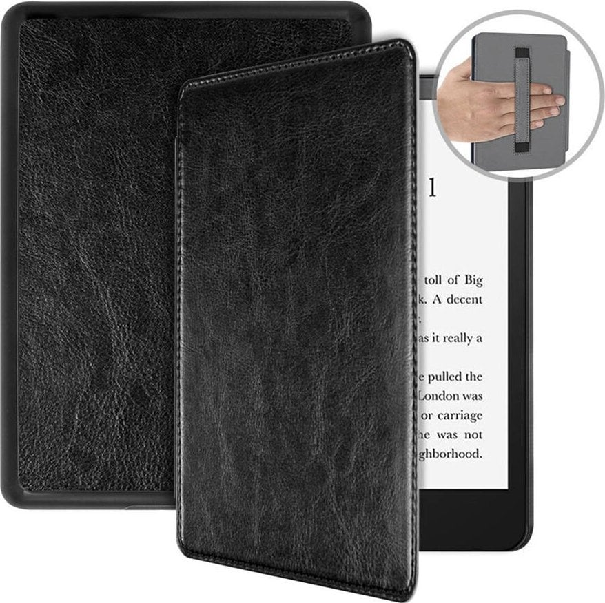Husă pentru tabletă Strado Strap Case pentru Kindle Paperwhite 5 (Negru) universală