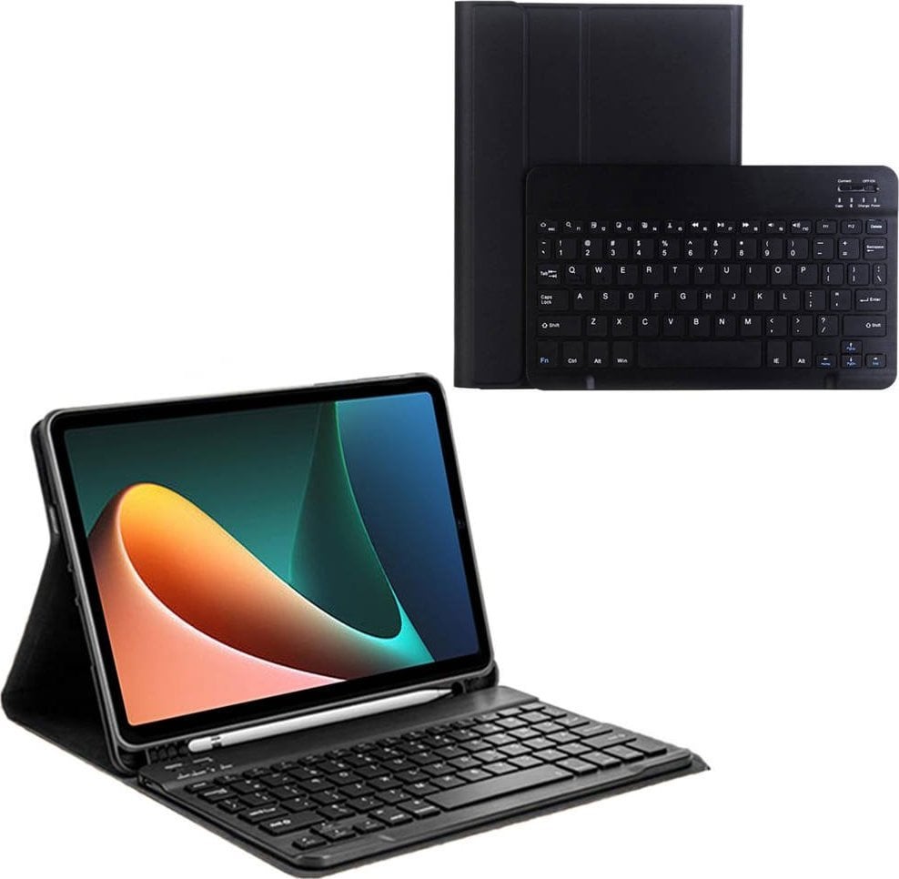 Husa tableta Strado Husa cu tastatura pentru Xiaomi Pad 5/5 Pro - CFXP5 (Negru) universala