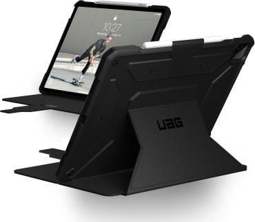 Husă pentru tabletă Urban UAG Metropolis - Husă de protecție pentru iPad Pro 12,9` 4/5G cu suport pentru creion Apple (negru)