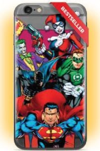 CAZ OVERPRINT JUSTICE LEAGUE 004 IPHONE XS MAX TRANSPARENT standard