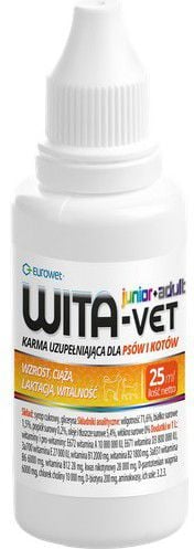 EUROWET WITA-VET 25ml KROPLE (WZROST,CIĄŻA)