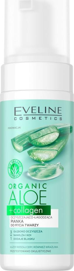 Eveline EVELINE_Lichid micelar de curățare Organic Aloe+Colagen 500ml