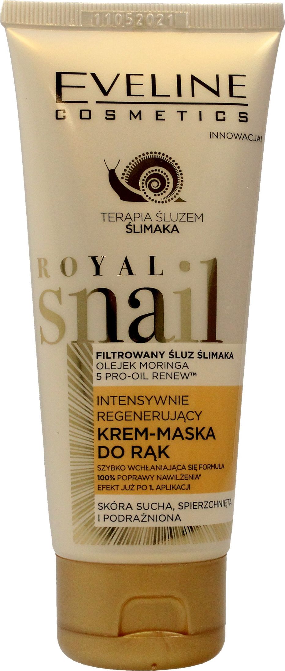 Crema-Masca Pentru Maini Eveline Cosmetics, Royal Snail Therapy, 100 ml