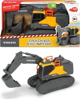 Excavator Dickie Toys, Volvo Tracked Excavator, 23 cm