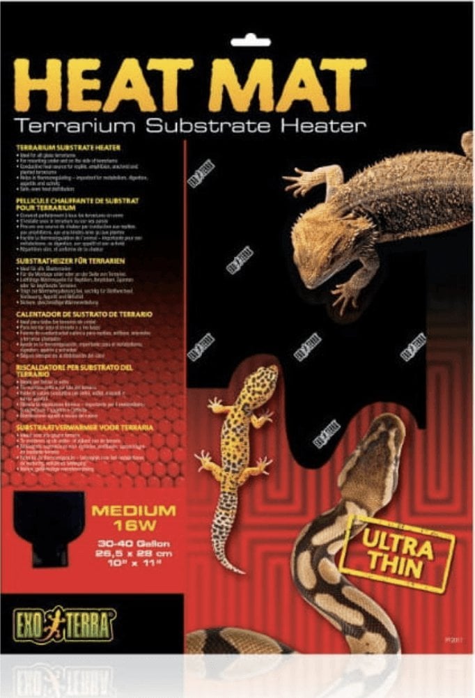 Exo Terra Exo-Terra Heat Mat Medium - Covoraș de încălzire 16 W 26,5 x 28 cm