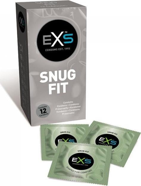 EXS EXS_Snug Fit Prezervative prezervative montate 12buc.