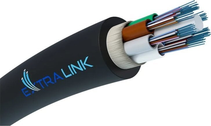 ExtraLink 72F CABLU FIBRĂ OPTICĂ CONDUCTĂ EXTRALINK SM SM G652D DIAMETRU 10MM 1.5KN