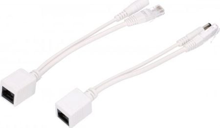 ExtraLink EXTRALINK 1 PORT POE INJECTOR AND SPLITTER SIMPLE POE INJECTOR WHITE CABLE 100MB - ex.10031