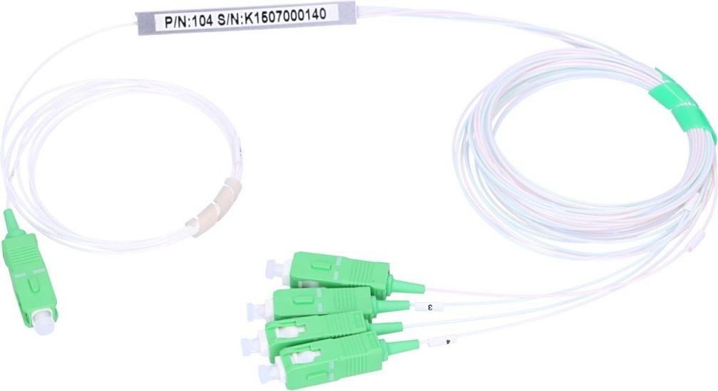 Cablu extralink PLC splitter 1: 4 SC / APC 900um 1M (EX.0646)