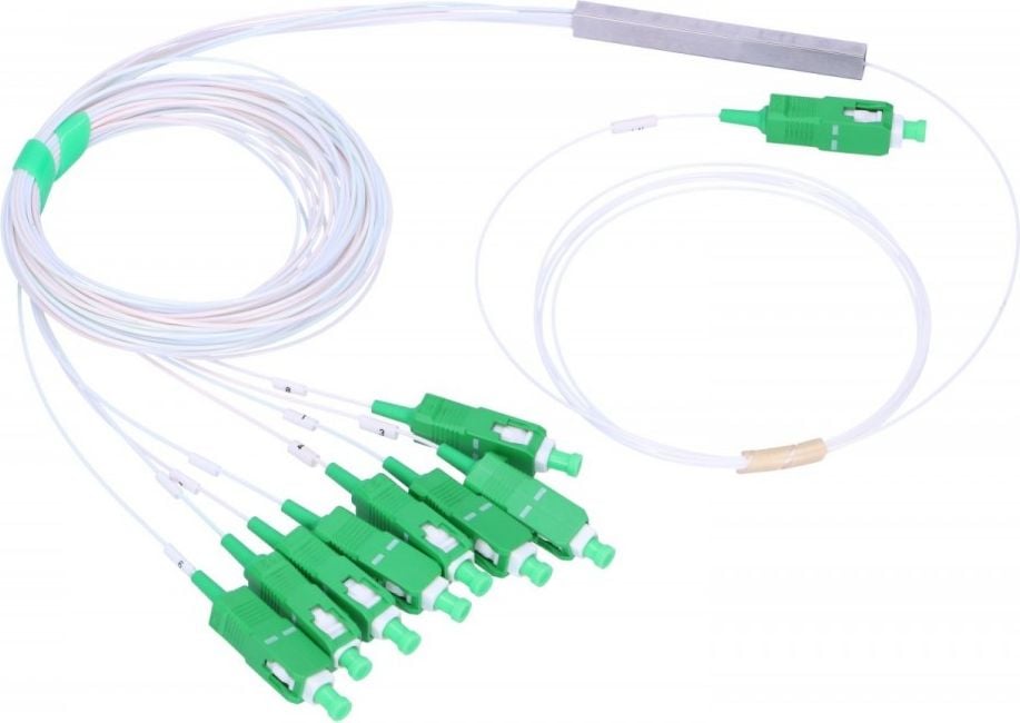 Cablu extralink PLC splitter 1: 8 SC / APC 900um 1.5M (EX.0660)