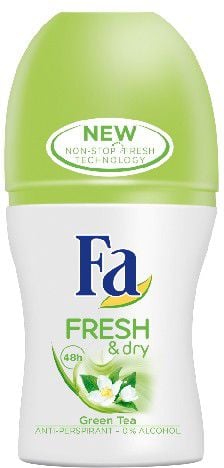 Deodorant roll-on cu ceai verde Fa Fresh &amp; Dry 50 ml