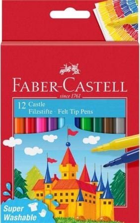Pixuri Faber-Castell Fermoar 12 culori FABER CASTELL