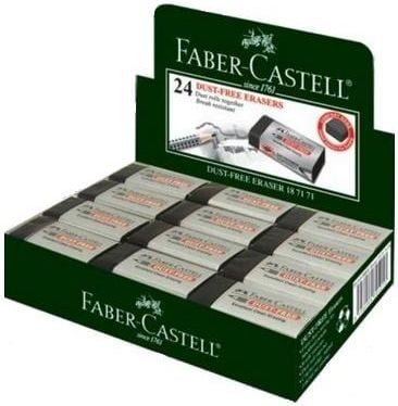 Eraser Faber-Castell Negru fără praf