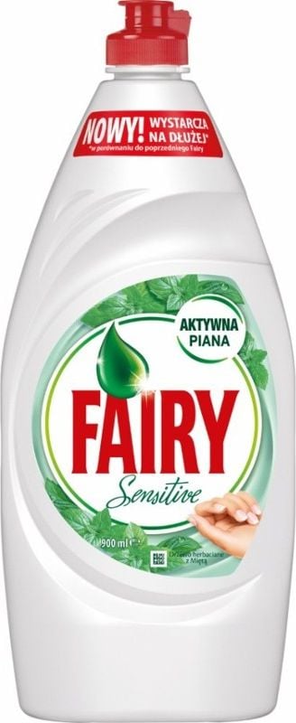 Fairy Płyn do mycia naczyń Sensitive drzewo herbaciane 0,9L (12211872)