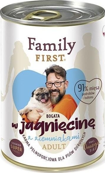 Family First FamilyFirst Bogat în miel+cartofi adult 400g