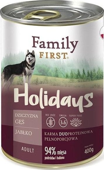 Family First FamilyFirst Venez+gâscă+măr adult 400g