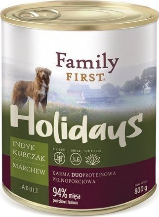 Family First FamilyFirst Curcan+Pui+morcovi adult 800g
