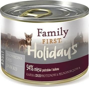 Family First Dog Can, MIEL/GASCA/MER, Rase mici, Duo Protein, 200 g