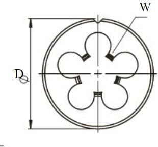 Fanar Die UNC 7/16-14 DIN-22568 (2A) HSS 800 (N1-121001-4130)