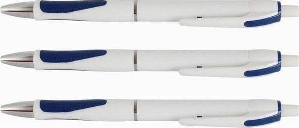 FANDY Pen Solidly White albastru (50 buc)