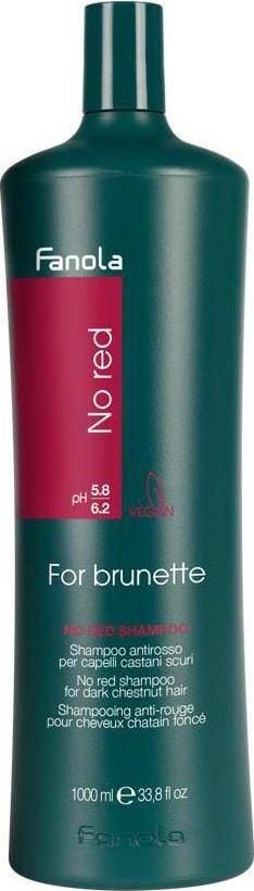 Fanola Fanola No Red Shampoo For Brunette Sampon pentru brunete 1000ml
