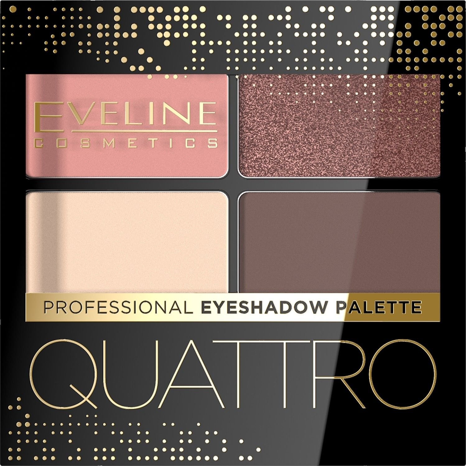 Fard de pleoape, Eveline Cosmetics, Quattro Eyeshadow, nuanta 06