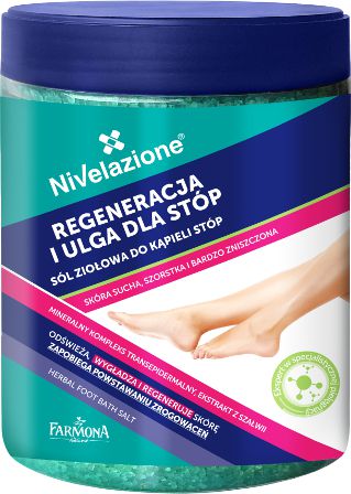 Sare de baie cu plante pentru picioare Nivelazione, 600 g