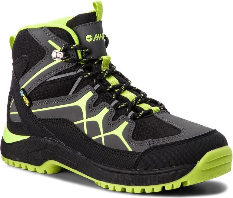 Femei pantofi teen Mikó Mid Wp Negru / Gri închis / Lime r. 36