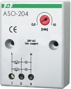F&F Comutator automat scara 16A 1Z 0,5-10min IP65 (ASO-204)