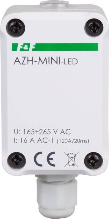 F&F Întrerupător crepuscular ermetic miniatural AZH-MINI-LED