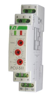 Releu de timp 230V 24V AC / DC - PCU-511 DUO