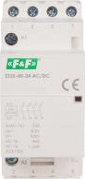 Contacte montate pe șină pentru contactor modular F&F 4xZ 25A 24V DC ST25-40-24V-ACDC