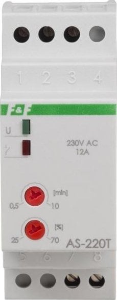 F&F Temporizator scară cu funcție de semnalizare a iluminării oprite AS-220T