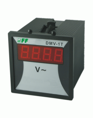 Voltmetru digital monofazat F&F 0-600V AC Precizie 1% DMV-1T