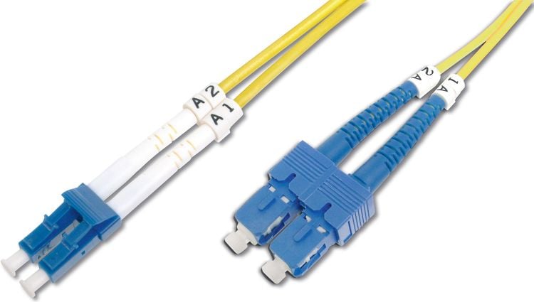 Fibră optică Digitus Patchcord LC -&gt; SC, OS2, 5m (DK-2932-05))