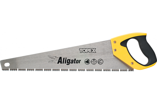 Fierastrau model Aligator, lungime 45cm, 7 TPI, Topex