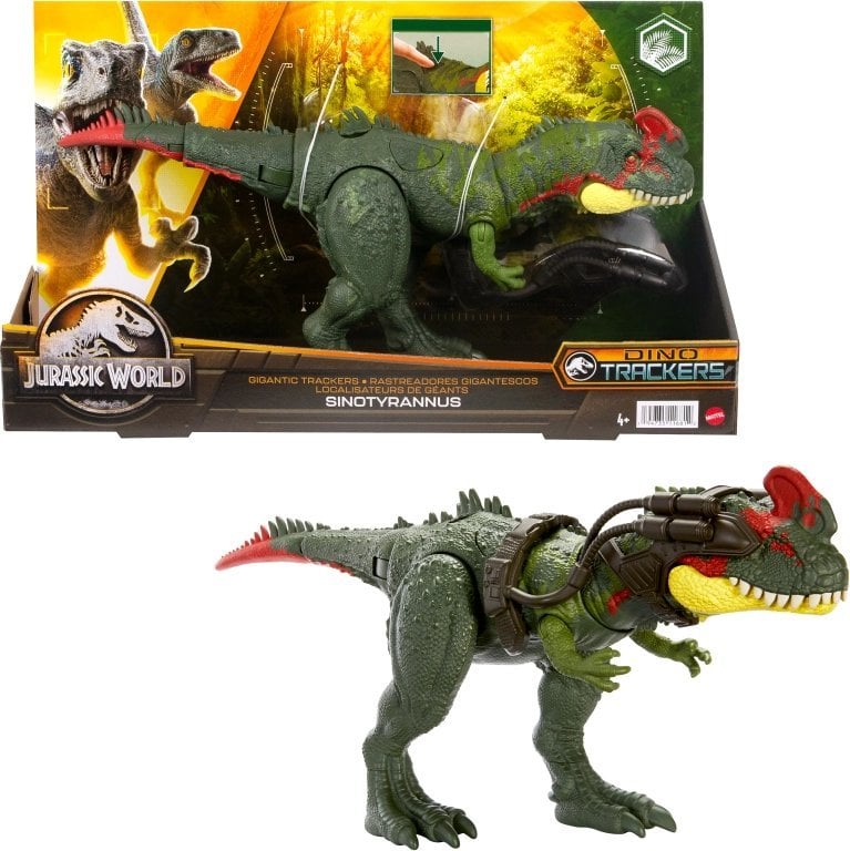 Figura de dinozaur Mattel Jurassic World Sinotyrannus Giant Tracker HLP25