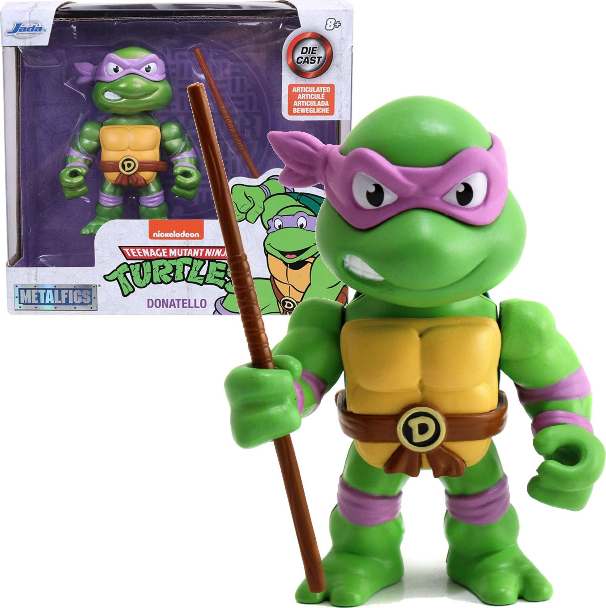 Figurină Jada Toys Figurină metalică Teenage Mutant Ninja Turtles Donatello 10 cm